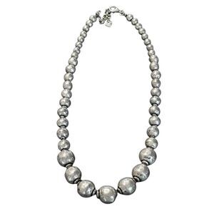 SILPADA N1953 Oxidized Atmospheric 925 Sterling Silver Ball Bead Necklace